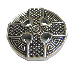 Round Celtic Cross Design Pendant Magnet